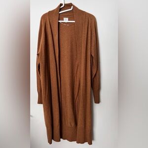 A New Day Long Sleeve Camel Cardigan Sweater XS